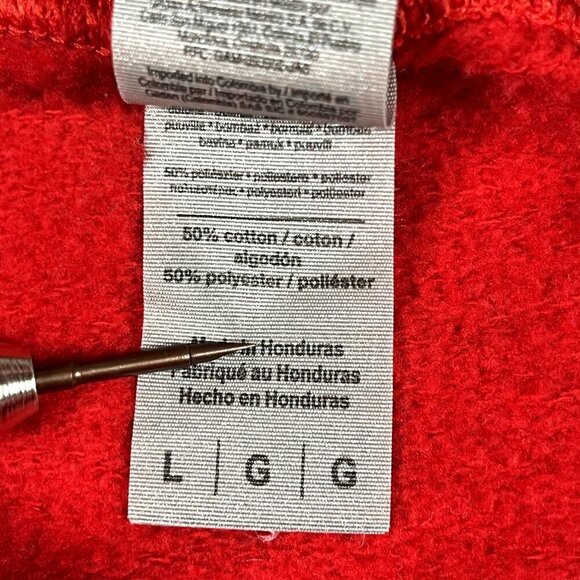 Reading Red Knight Strong Red Hoodie Size Large - Picture 4 of 4